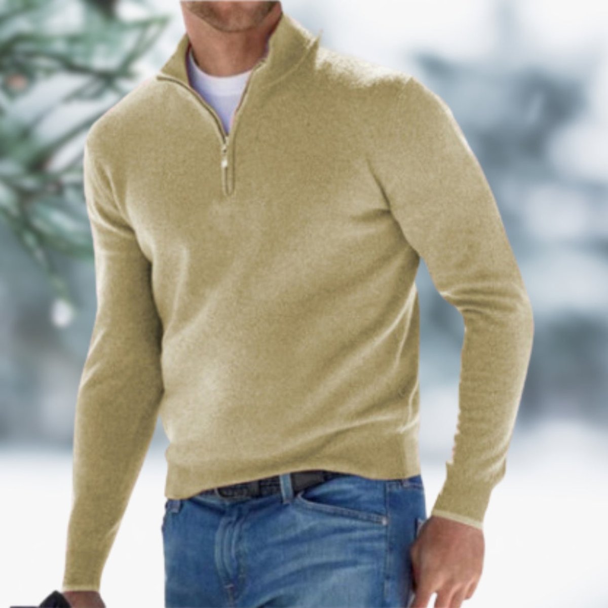 Men's Soft Knit Quarter-Zip Weekly Rotation Pullover