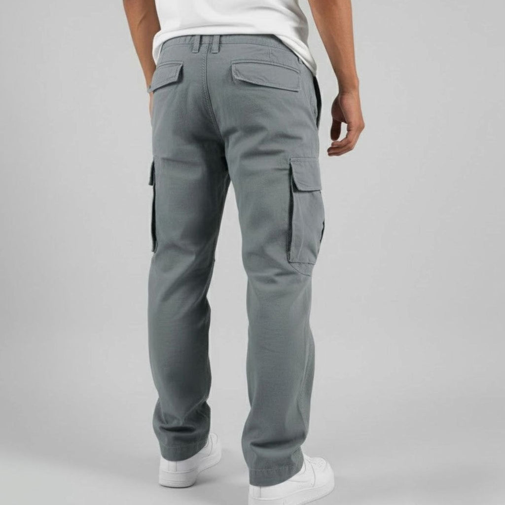 Men's Roomy Flap-Pocket Streetwear Cargo Pants