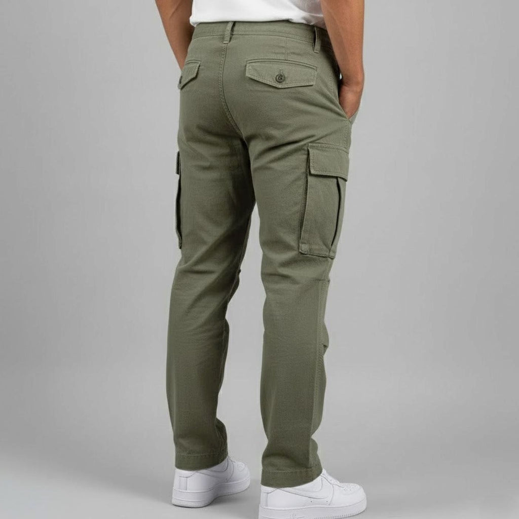 Men's Roomy Flap-Pocket Streetwear Cargo Pants