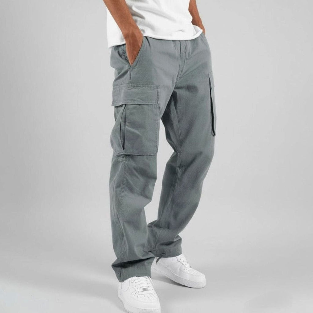 Men's Roomy Flap-Pocket Streetwear Cargo Pants