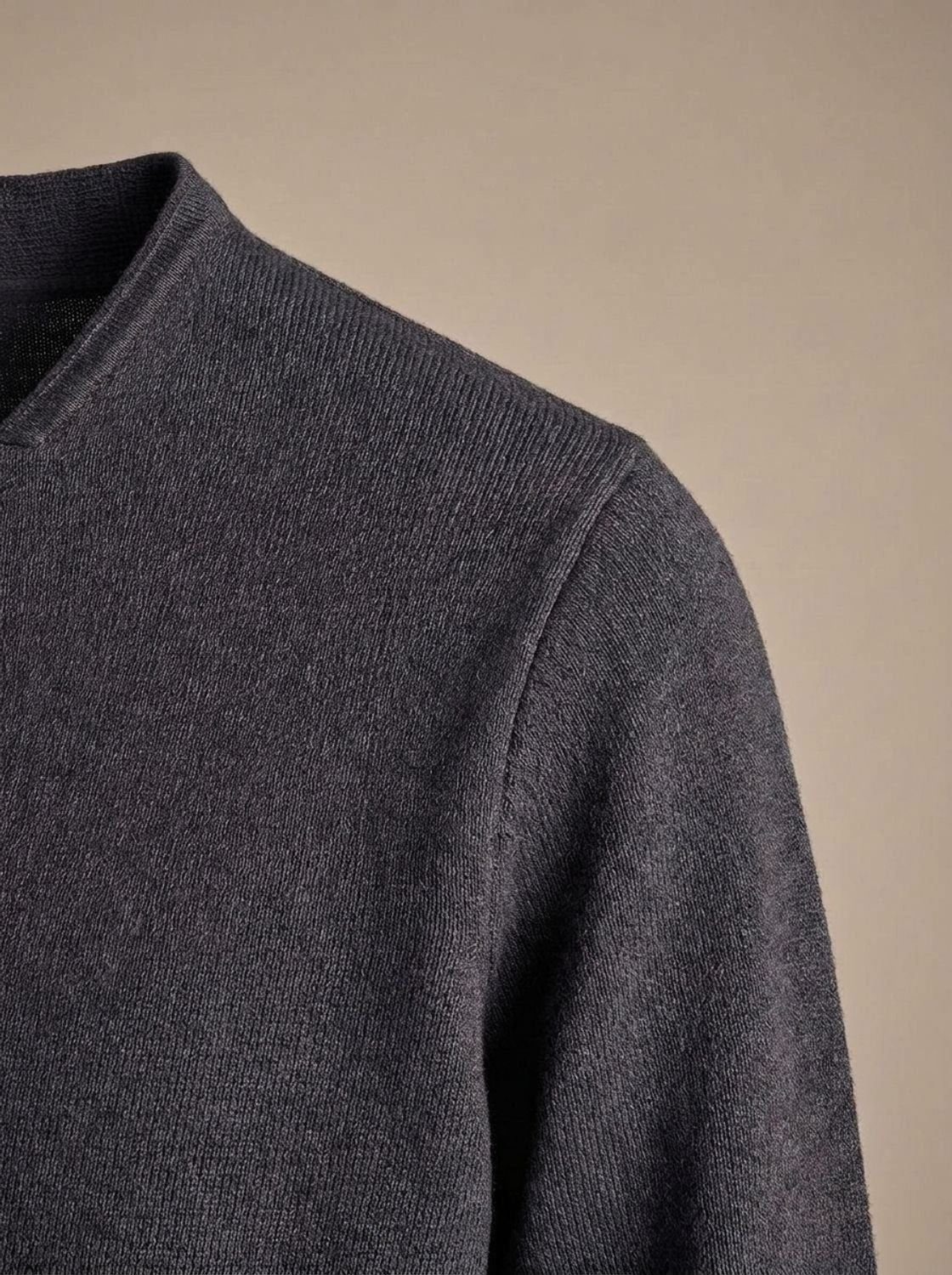 Men's Notched Lapel Slim Knit Cardigan Jacket