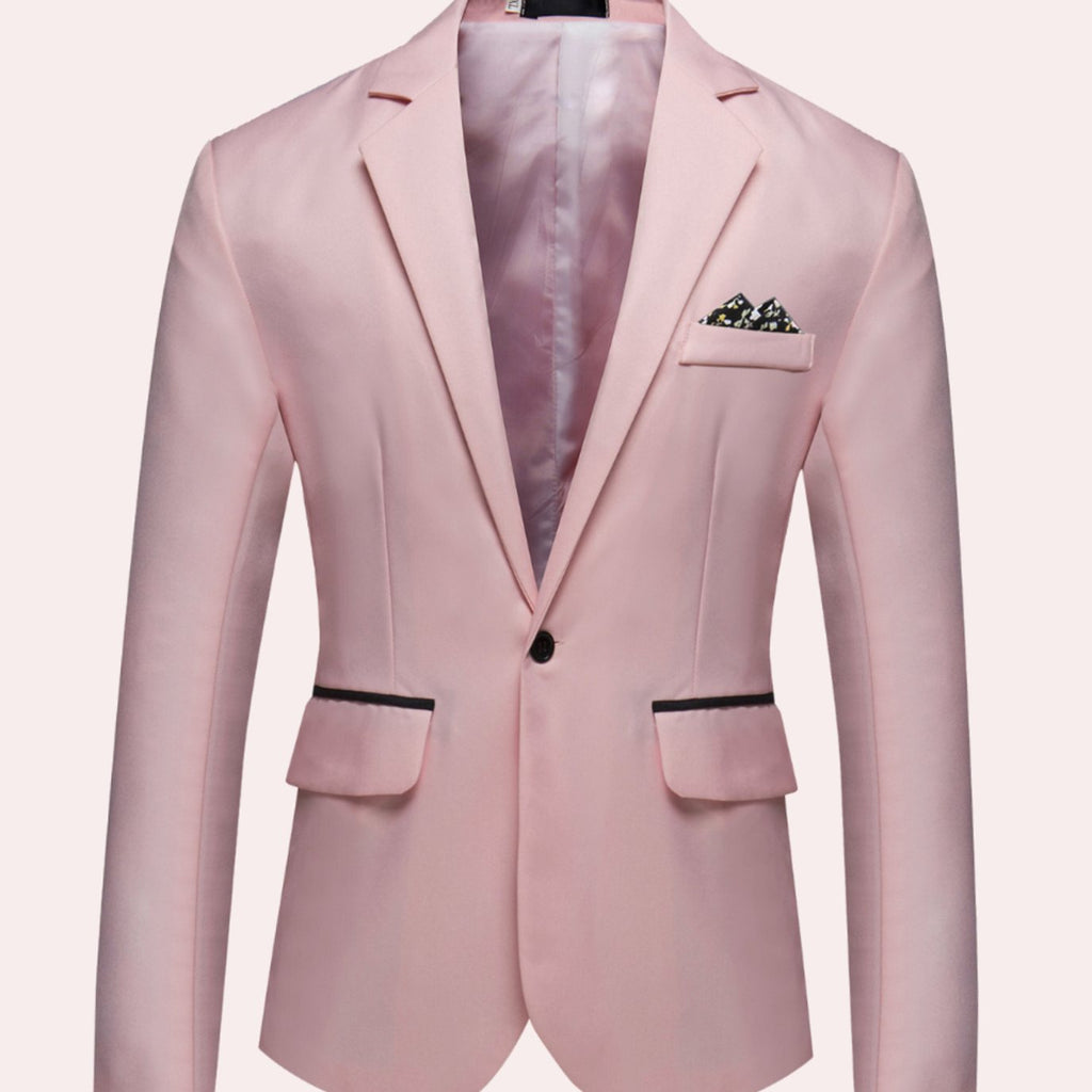 Men's Single Button Slim Fit Business Sport Coat