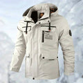 Men's Quilted Waterproof Hooded Parka