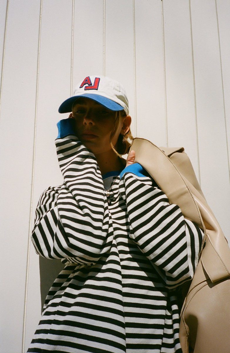 Women's Classic Stripe Oversized Knit Pullover