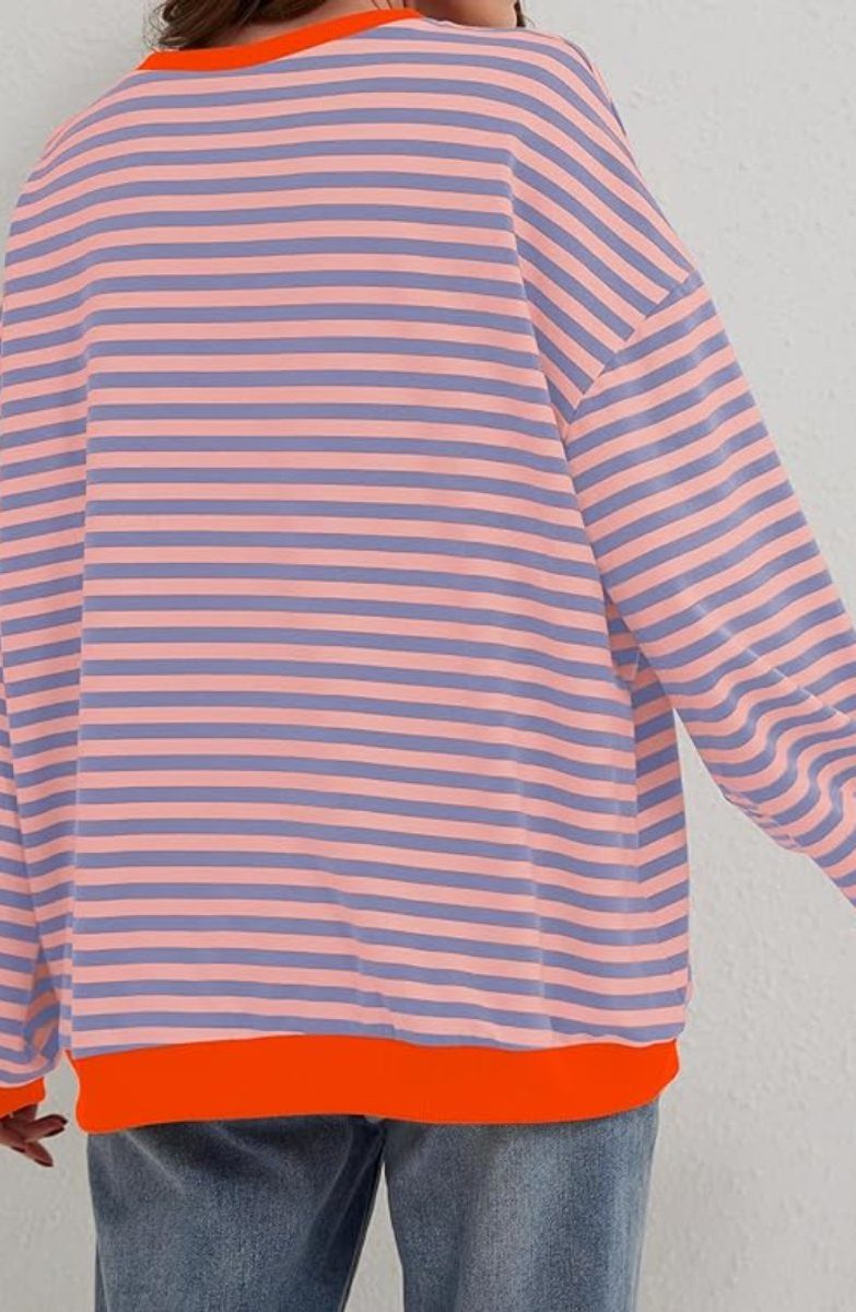 Women's Classic Stripe Oversized Knit Pullover
