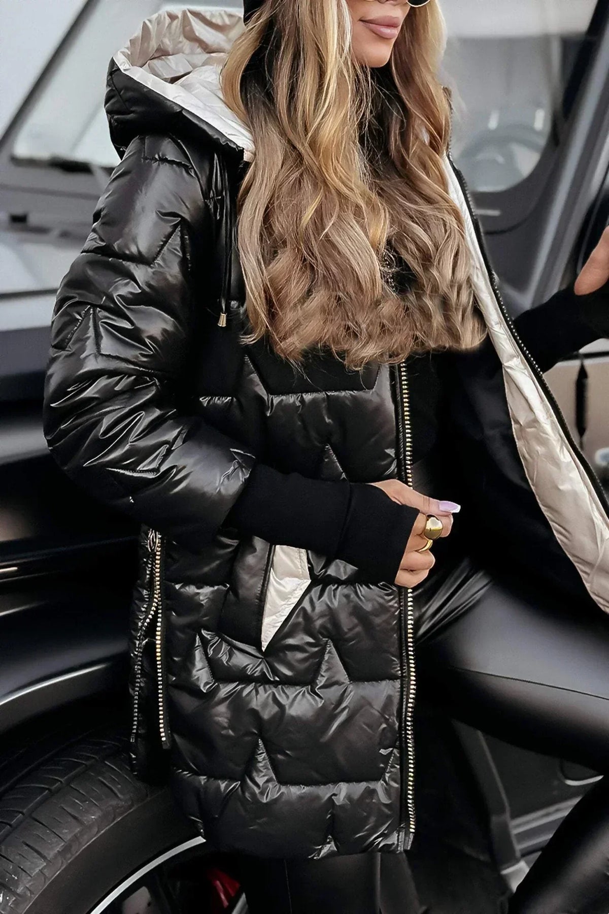 Women's Insulated Winter Overcoat with Tailored Shape