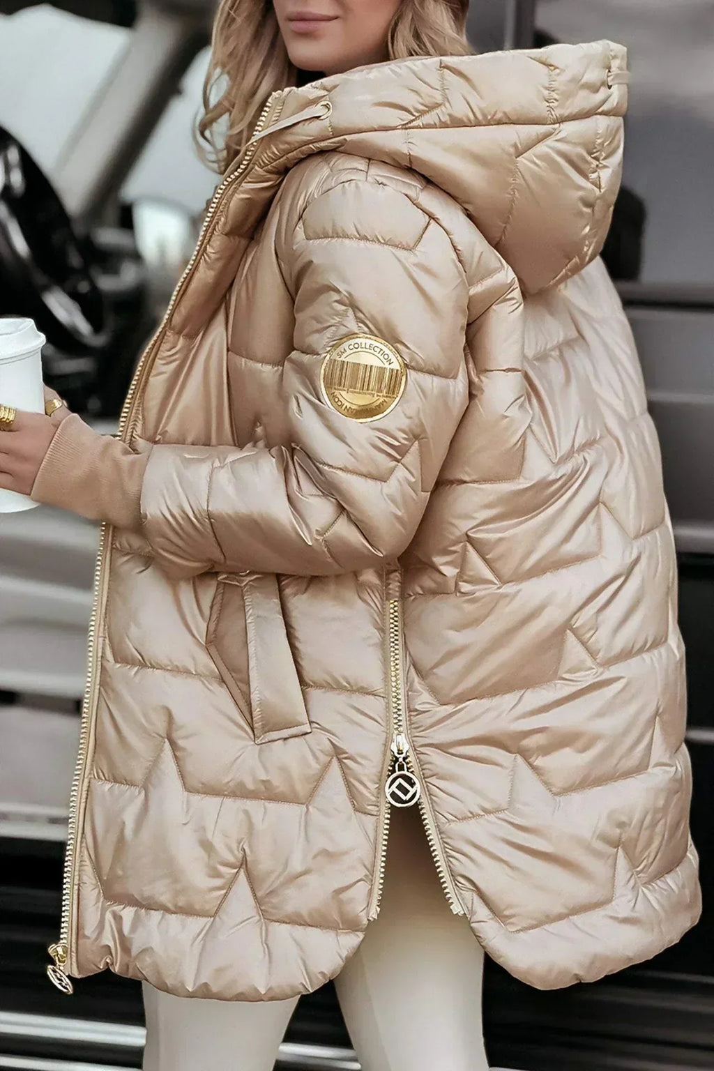 Women's Insulated Winter Overcoat with Tailored Shape