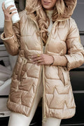 Women's Insulated Winter Overcoat with Tailored Shape