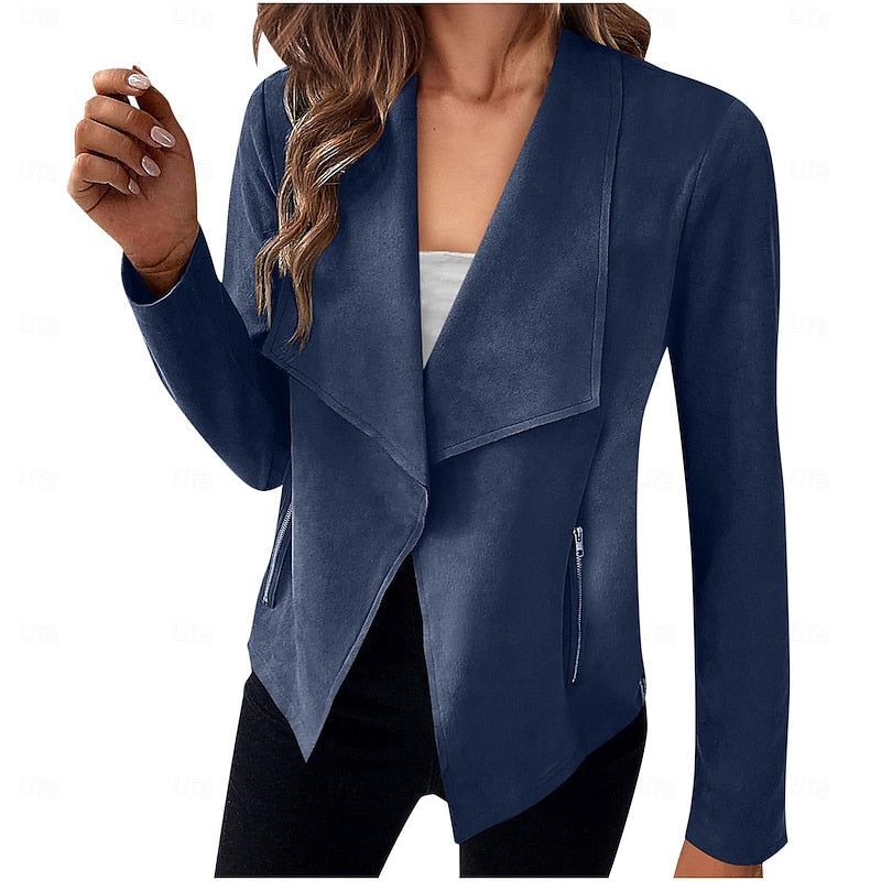 Women's Lightweight Cascading Open Front Jacket