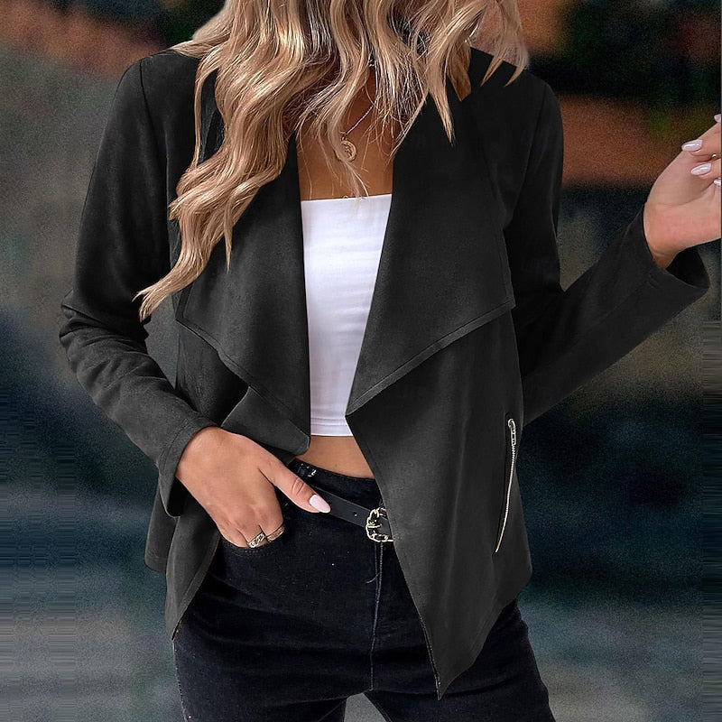 Women's Lightweight Cascading Open Front Jacket
