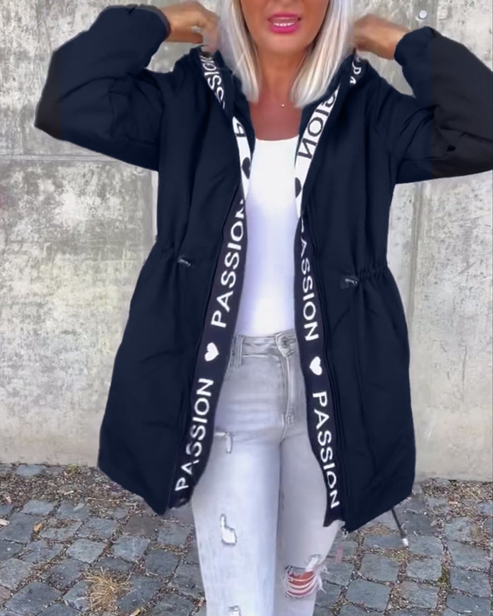 Women's Midi Length Hooded Parka