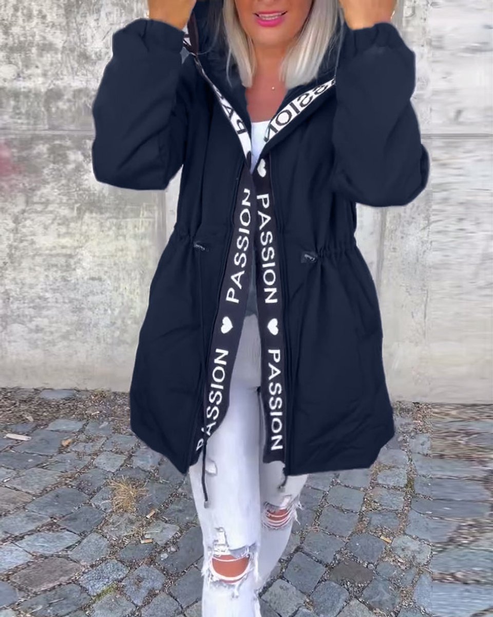 Women's Midi Length Hooded Parka