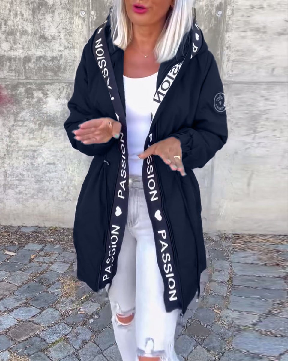 Women's Midi Length Hooded Parka