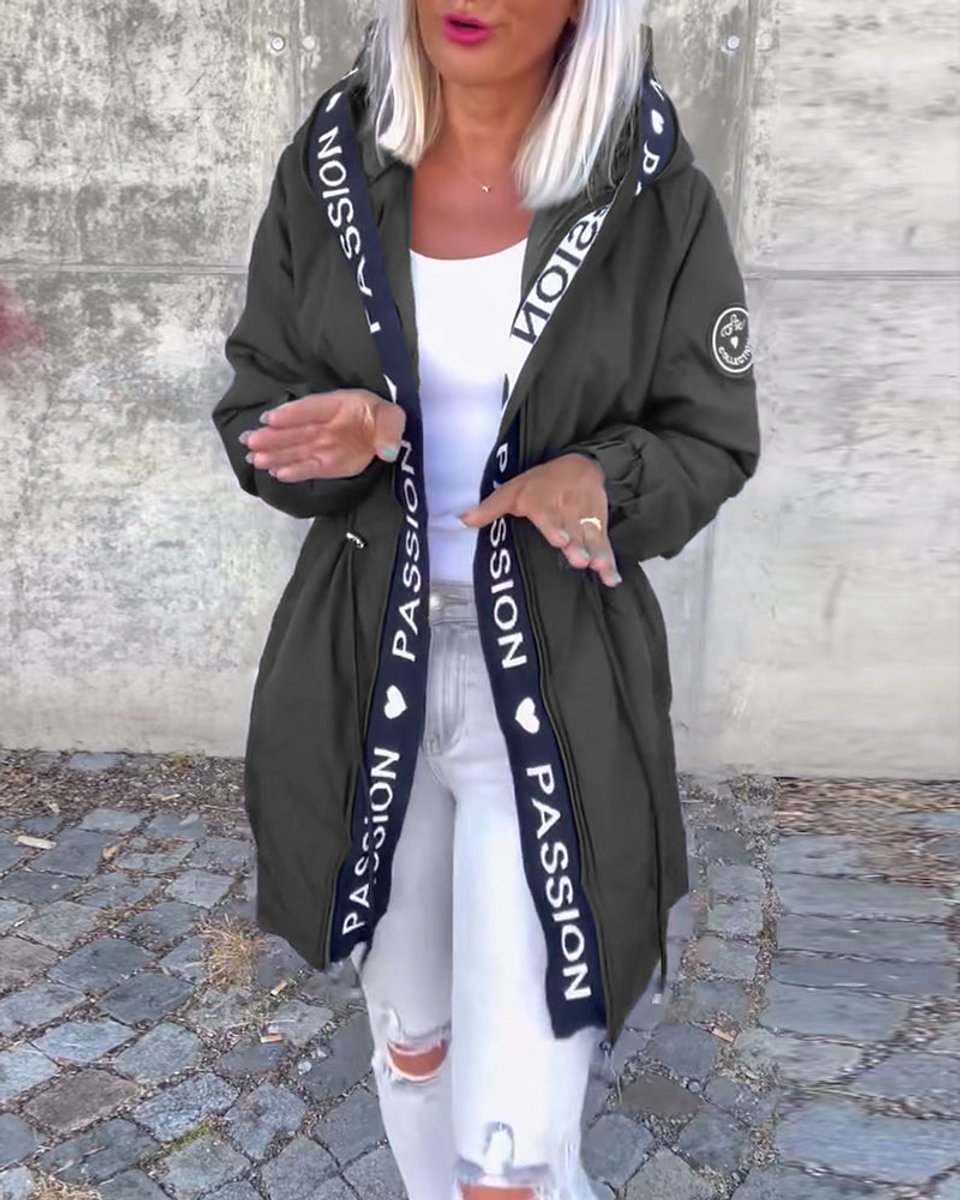 Women's Midi Length Hooded Parka