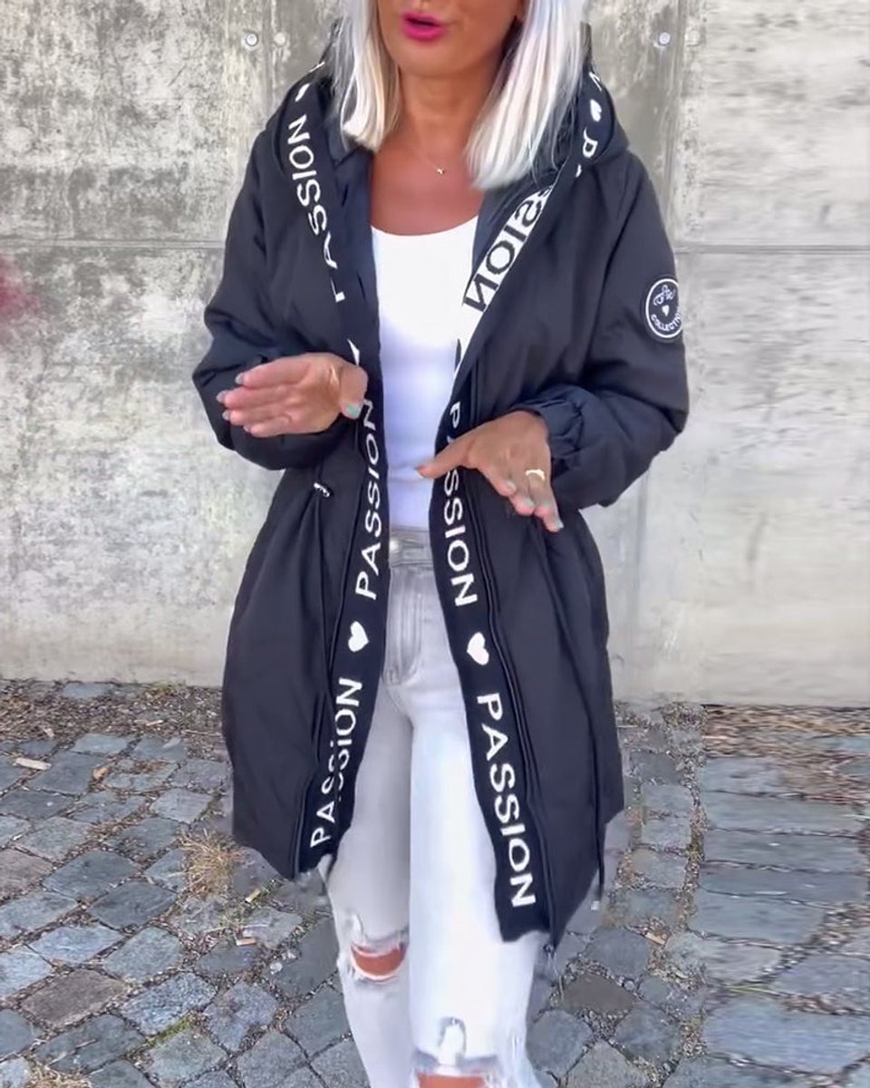 Women's Midi Length Hooded Parka