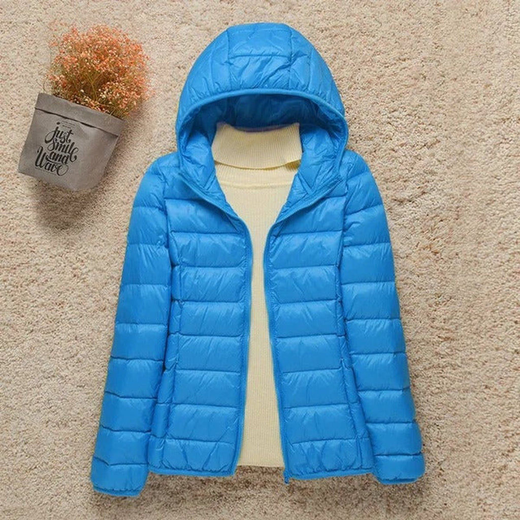 Women's Packable Lightweight Padded Travel Jacket