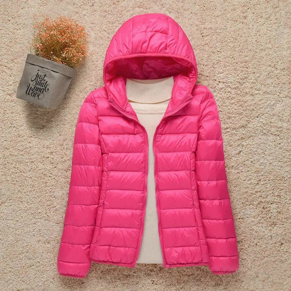Women's Packable Lightweight Padded Travel Jacket