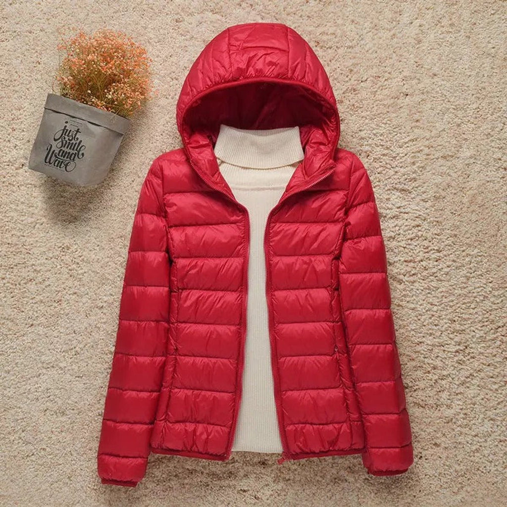 Women's Packable Lightweight Padded Travel Jacket