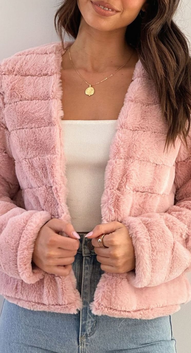Women's Open-Front Padded Cropped Evening Coat