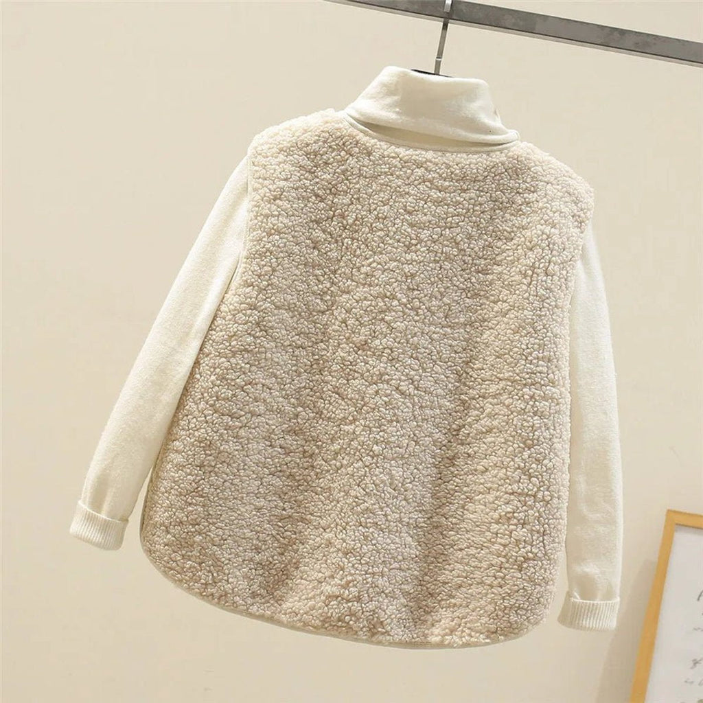 Women's Two-Way Sherpa Fleece Gilet