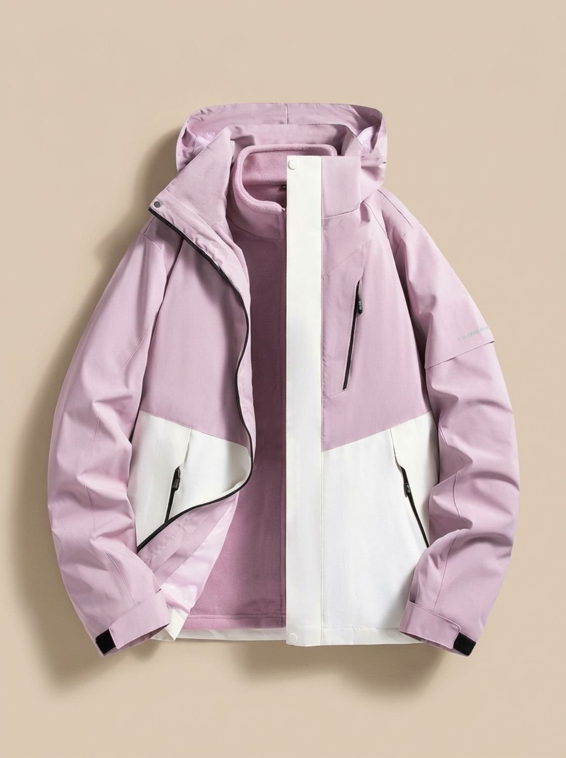 Women's Detachable Hood Water-Repellent Cold Weather Coat