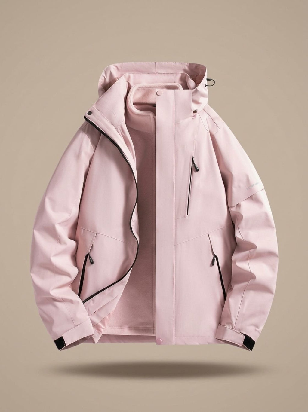 Women's Detachable Hood Water-Repellent Cold Weather Coat