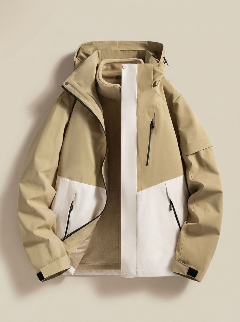 Women's Detachable Hood Water-Repellent Cold Weather Coat
