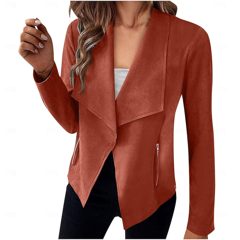 Women's Lightweight Cascading Open Front Jacket