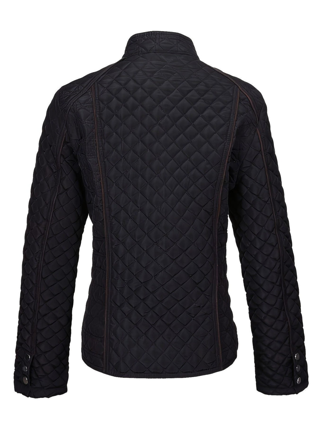 Women's Diamond Quilted Stand-Collar Padded Coat