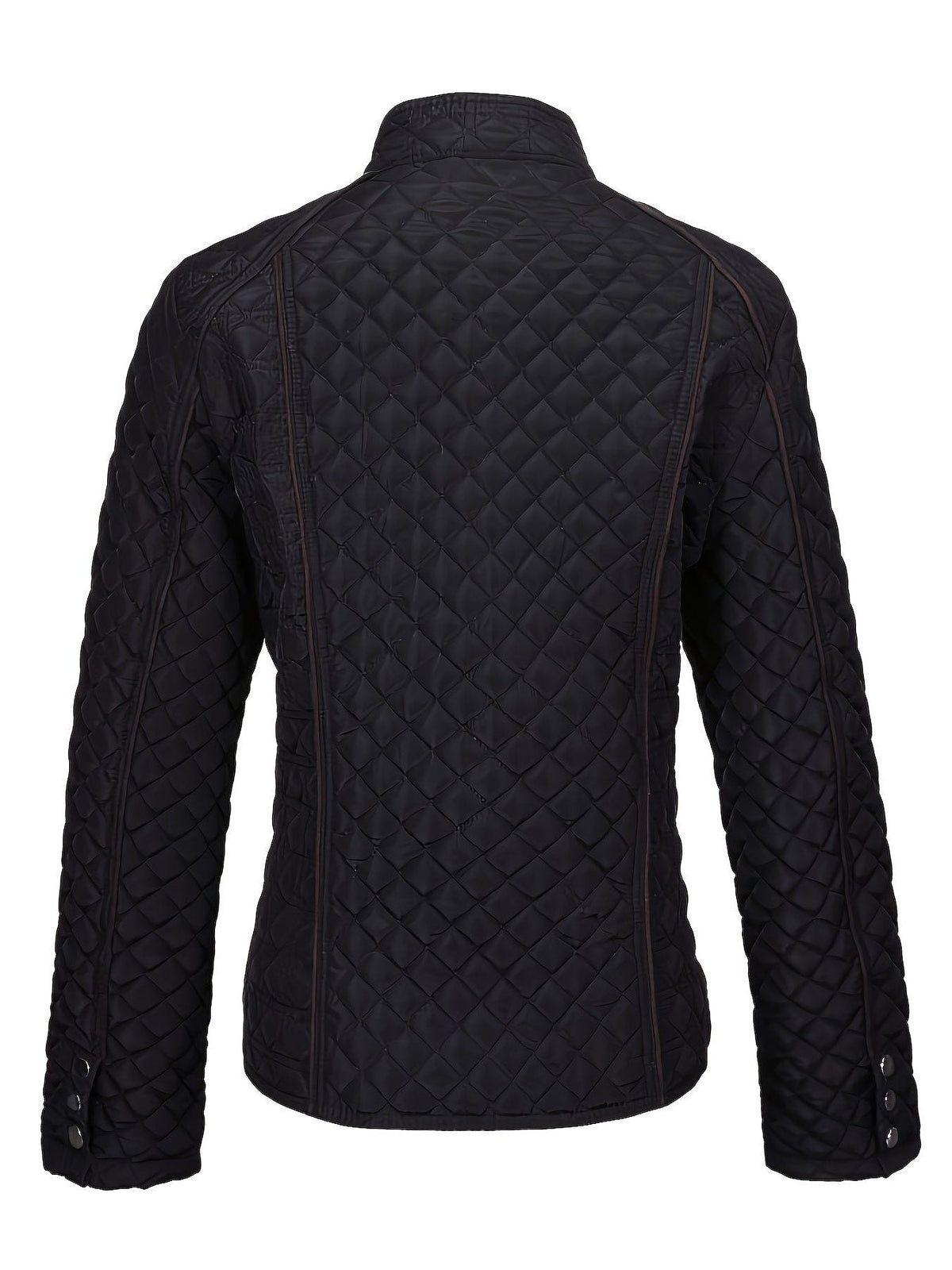 Women's Diamond Quilted Stand-Collar Padded Coat